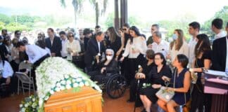 Dan el último adiós al empresario Napoleón Larach en San Pedro Sula